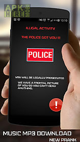 music download police prank
