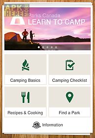 parks canada learn to camp