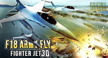 F18 army fly fighter jet 3d