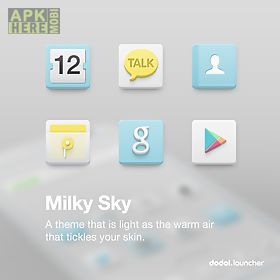 milky sky dodol theme