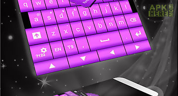 Purple keyboard