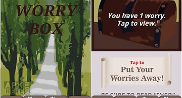 Worry box---anxiety self-help