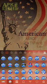 american emoji kika keyboard