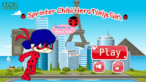 sprinter chibi hero ninja girl