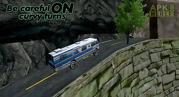 Uphill climb bus drive-offroad