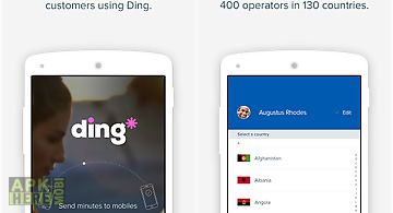 Ding topup: mobile recharge