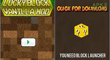 Mod lucky blocks minecraft pe