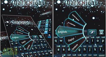 Dark night go keyboard