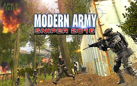 modern army sniper shooter