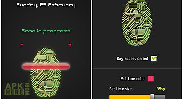 Unlock with fingerprint prank