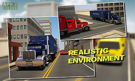 real truck parking 3d trailer