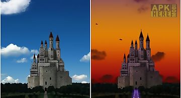 Castle and sky lwallpaper free
