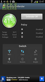battery defender - 1 tap saver