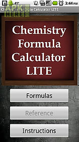 chemistry formula calc lite