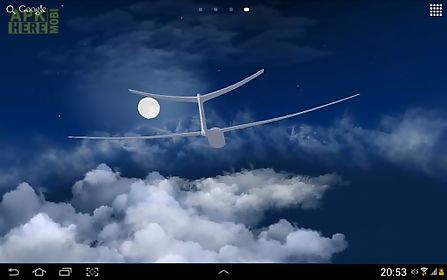flight in the sky 3d live wallpaper