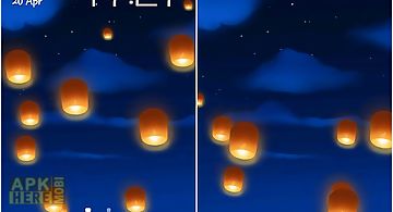 Sky lanterns Live Wallpaper