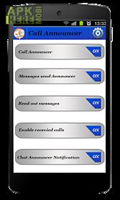 caller name & sms talker