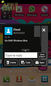 go sms windows blue