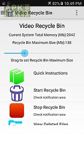 video recycle bin