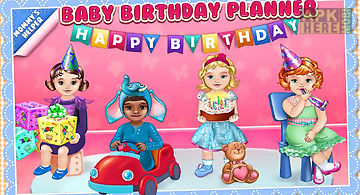 Baby birthday party planner