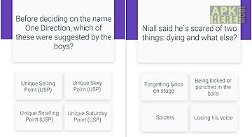 Fan quiz for one direction
