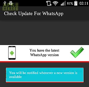 update for whatsapp