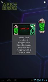 alien lab battery widget