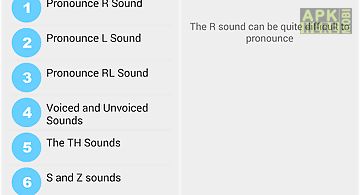 English pronunciation training