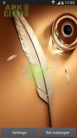 note feather wallpaper
