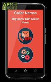 ringtones with caller name