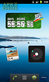 vacation countdown widget