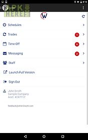 w2w : whentowork mobile app