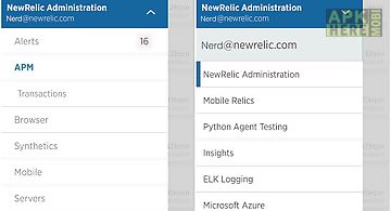 New relic android app