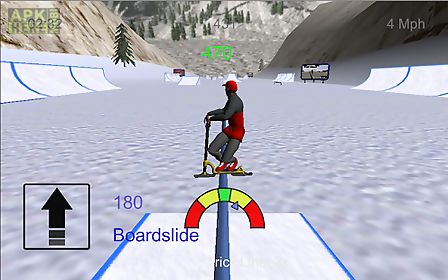 snowscooter freestyle mountain