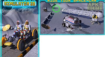 Space moon rover simulator 3d