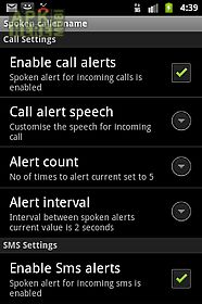 talking sms and caller id free