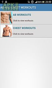 abs and chest workouts