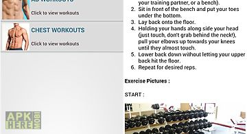 Abs and chest workouts