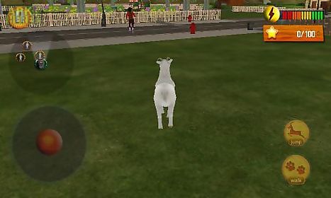 crazy goat in town 3d