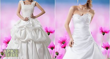Wedding gown photo montage 2