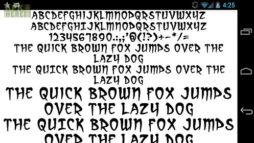 fonts for flipfont 50 24