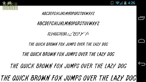 fonts for flipfont 50 24