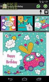 happy birthday card with voice