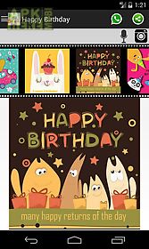 happy birthday card with voice