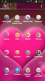 hearts theme for adw launcher