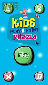 kids play puzzle paint