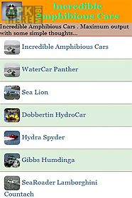 incredible amphibious cars