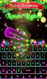xmas lights emoji go keyboard