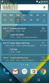 event flow calendar widget