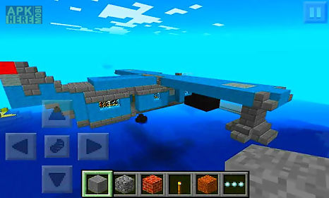 airplane of mine block craft